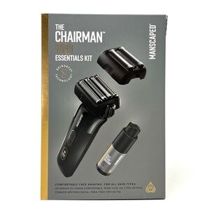 Manscaped Chairman Pro Essentials Kit Electric Foil Face Shaver Stubble Trimmer